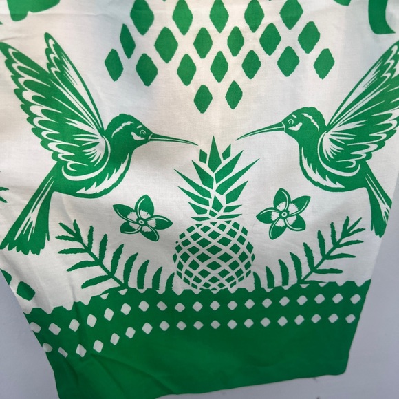 NWT Sunlight Kiss Beautiful Monstera Leaf, Pineapple & Hummingbird Palazzo Pants - Picture 6 of 10